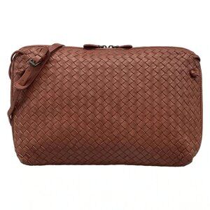 BOTTEGA VENETA Nodini - Bordeaux Leather B********* Shoulder Bag